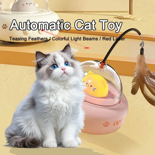 Interactive Cat Feather Toy Automatic - ProPawPet.com