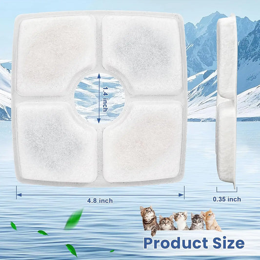 Cat Water Fountain Filter Replacement, 4/8 - ProPawPet.com