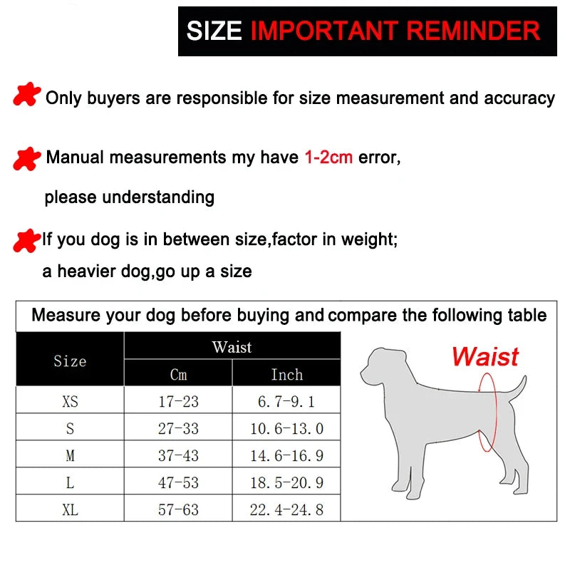 3pcs Reusable Belly Band for Male Dogs - ProPawPet.com