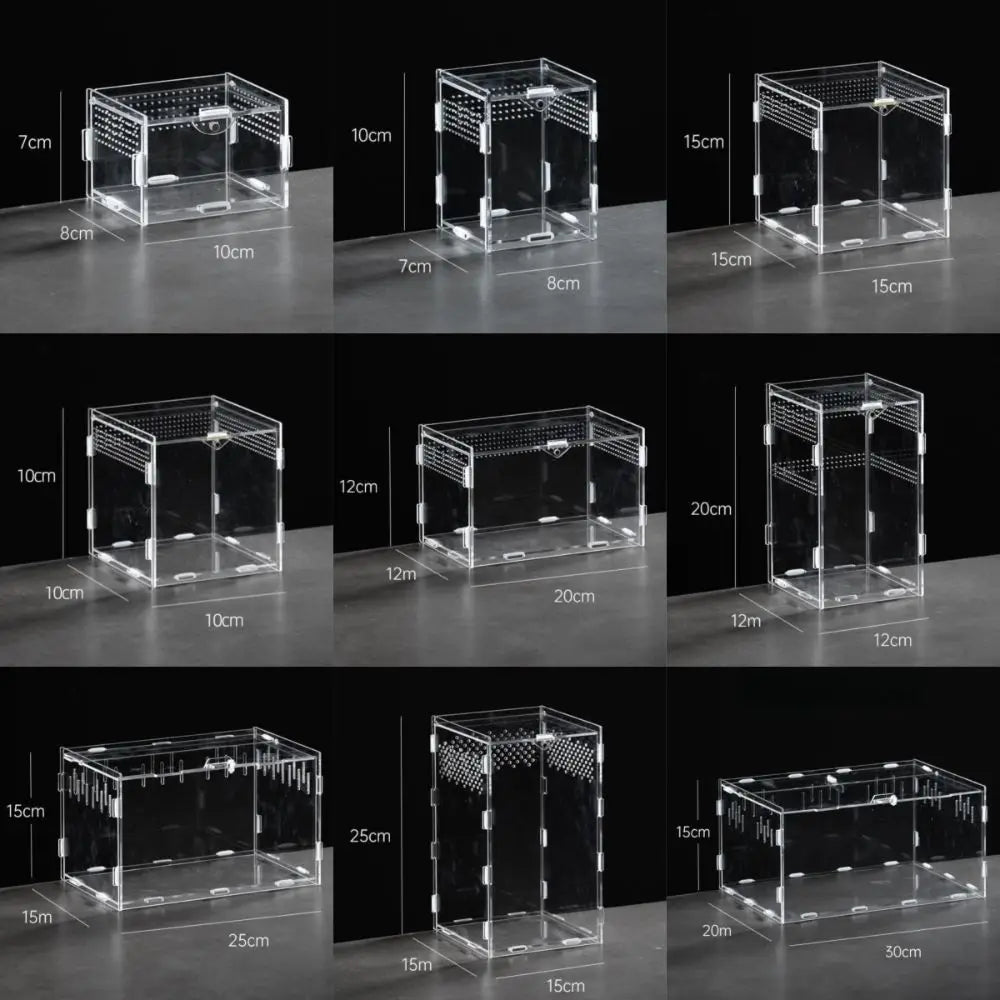 New Acrylic Reptile Habitat Anti-Escape - ProPawPet.com