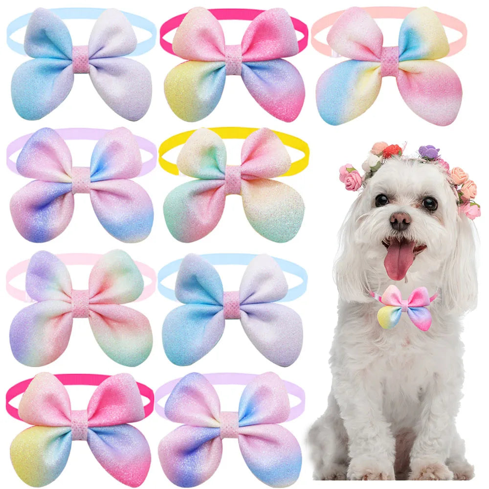 New 100PCS Bulk Dog Bowties Exquisite Cute - ProPawPet.com