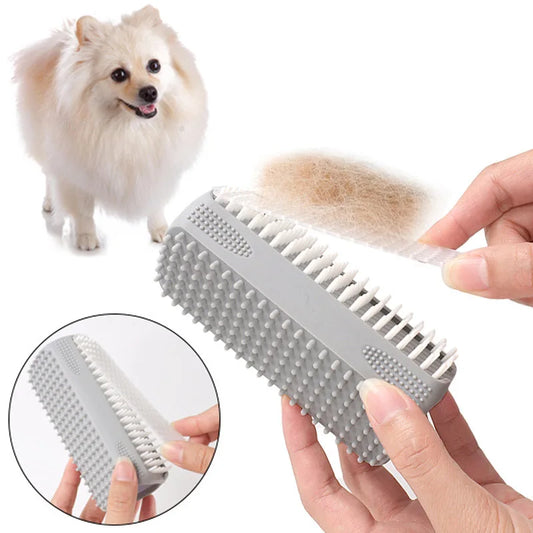 Soft Silicone Pet Bath Brush Triangle - ProPawPet.com