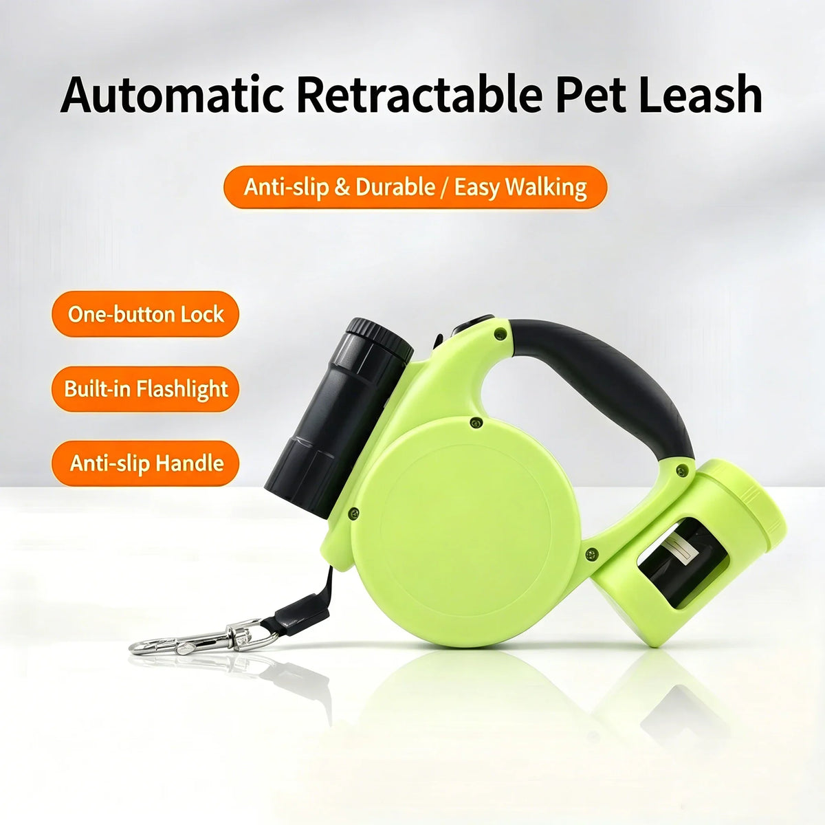 Pet Leash, Nylon Retractable Dog Lead – 7 Colors