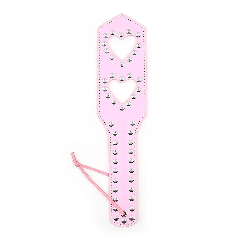31.5cm Heart Shaped Hollow Paddle Riding Crops for Horses