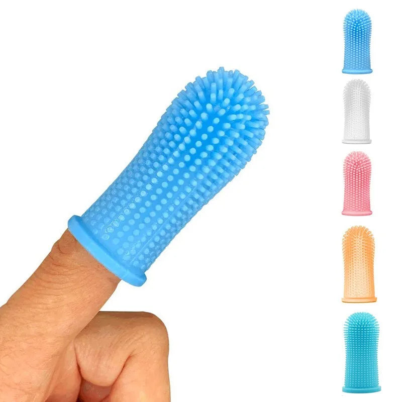 Pet Finger Toothbrush Dog Cat Teeth Cleaning - ProPawPet.com