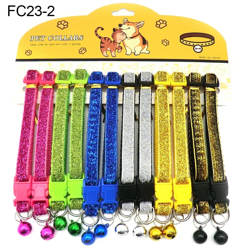 12PCS Cat & Dog Fashion Outdoor Collar with - ProPawPet.com
