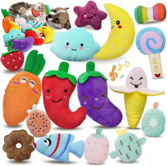 1PC Puppy Dog Plush Squeaky Toys for Small - ProPawPet.com