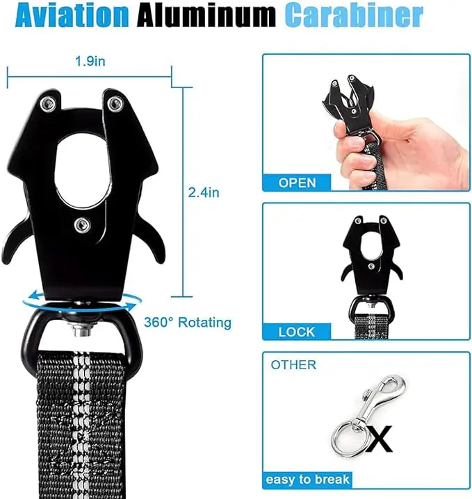 Reflective Shock Absorbing Pet Leashes with - ProPawPet.com