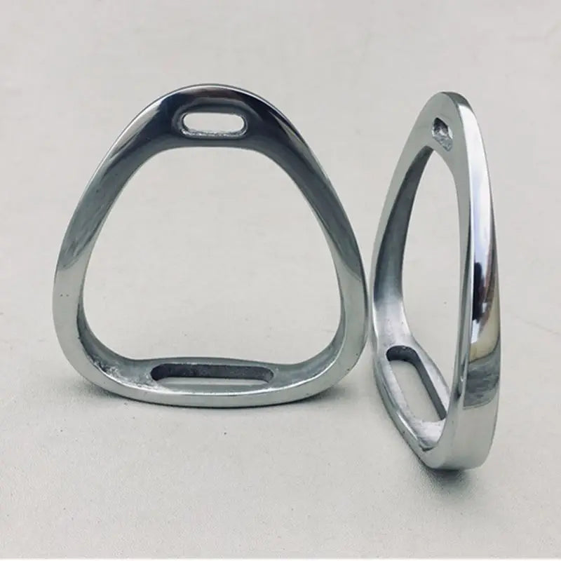 Aluminum Stirrups Golden Racing 10cm Orange Horse – 3 Colors