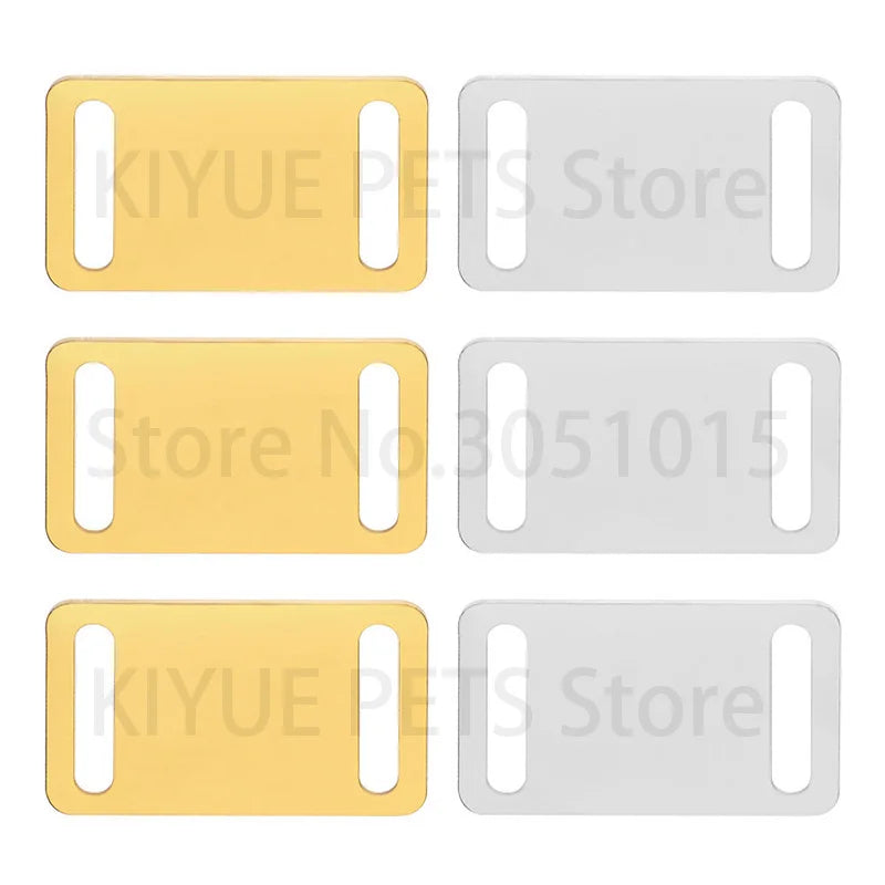 20Pcs Personalized Pet Dog ID Tag Square - ProPawPet.com