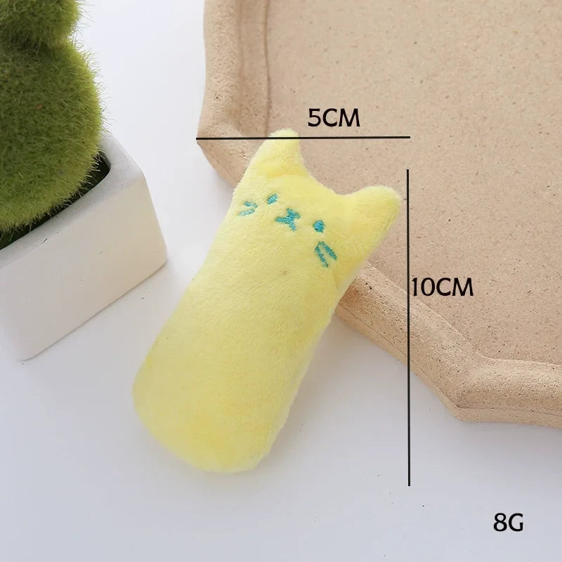 Catnip Plush Thumb Toy for Cats Scratch Resistant Chewable – Cat Toys & Play