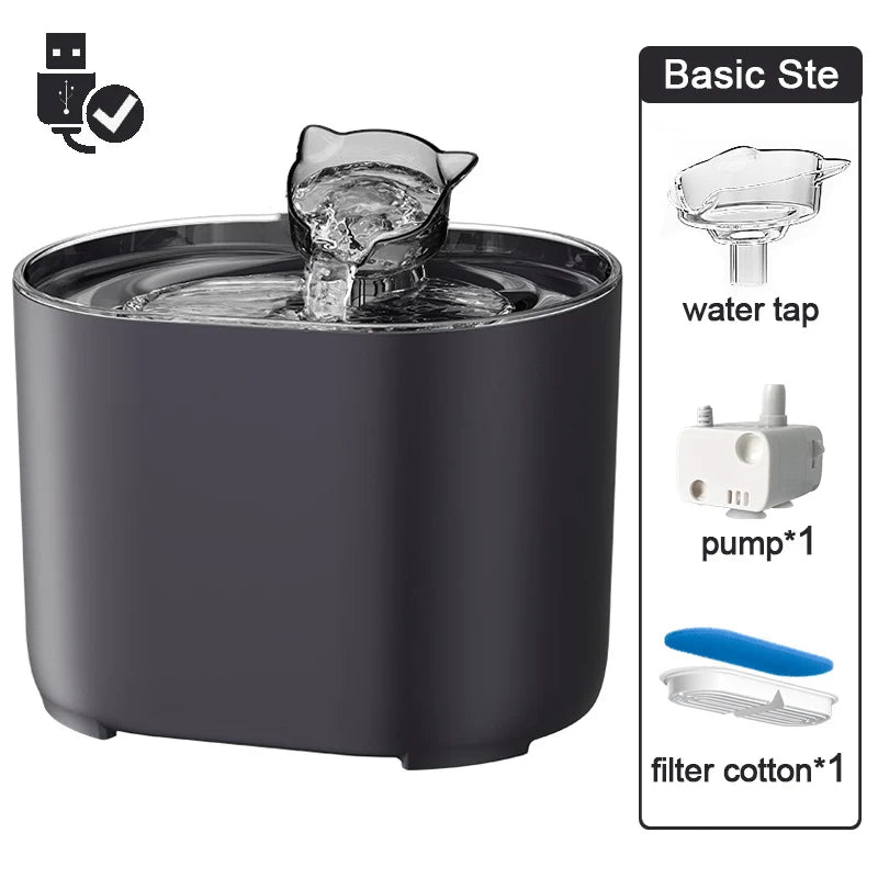 2.2l Intelligent Cat Water Fountain,pet – Cat Supplies