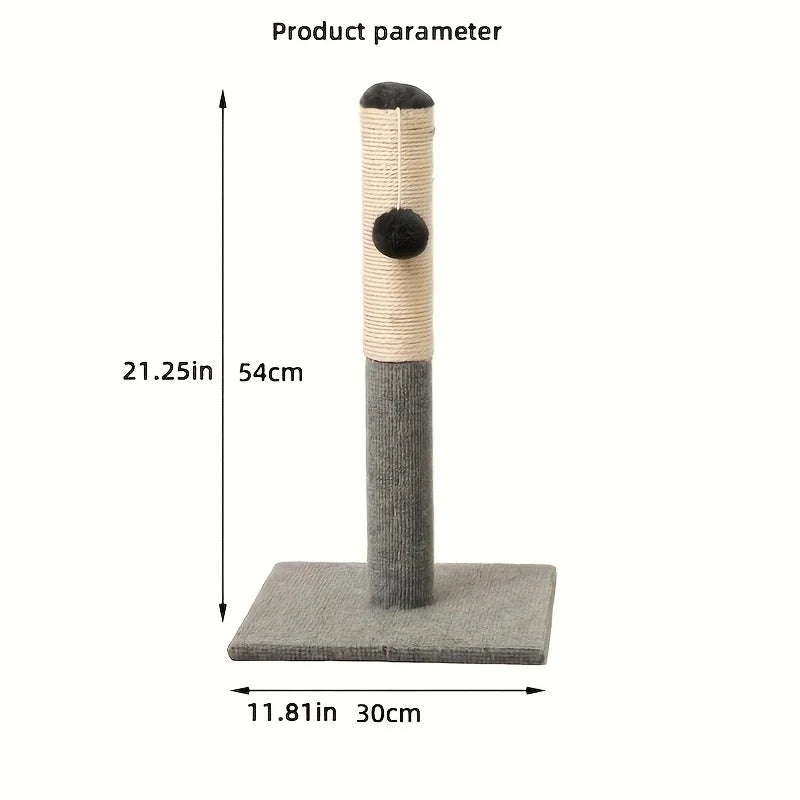Vertical Sisal Cat Scratcher – 3 Colors