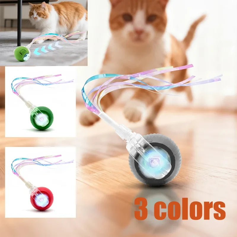 Interactive Cat Toy Indoor Automatic Rolling - ProPawPet.com