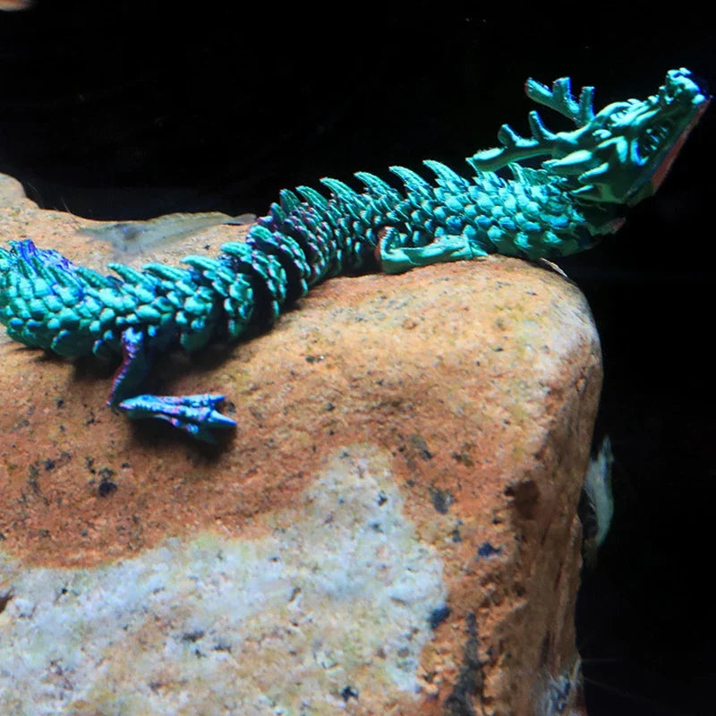 Laser Holographic 3D Printed Dragon Aquarium - ProPawPet.com