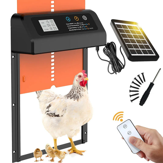 Solar Auto Chicken Coop Door Automatic - ProPawPet.com