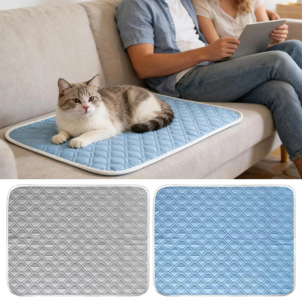 Cooling Pet Mat Breathable Washable Summer - ProPawPet.com