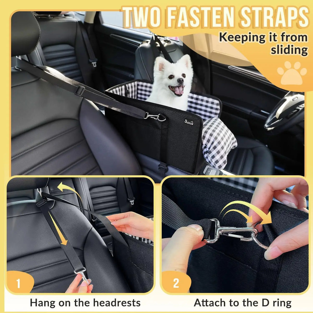 Car Mounted Pet Car Seat Portable Small Dog - ProPawPet.com