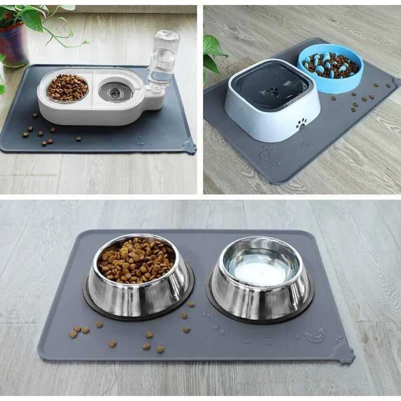 Pet Supplies Silicone Dog Bowl Mat with High - ProPawPet.com