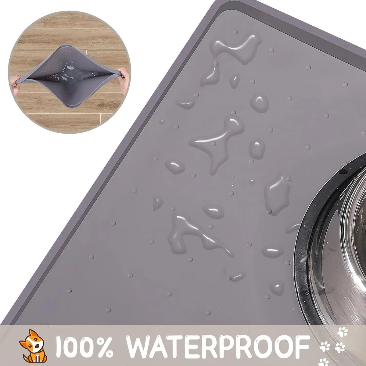 Silicone Cat Dog Food Mat, Anti-Slip Dog - ProPawPet.com