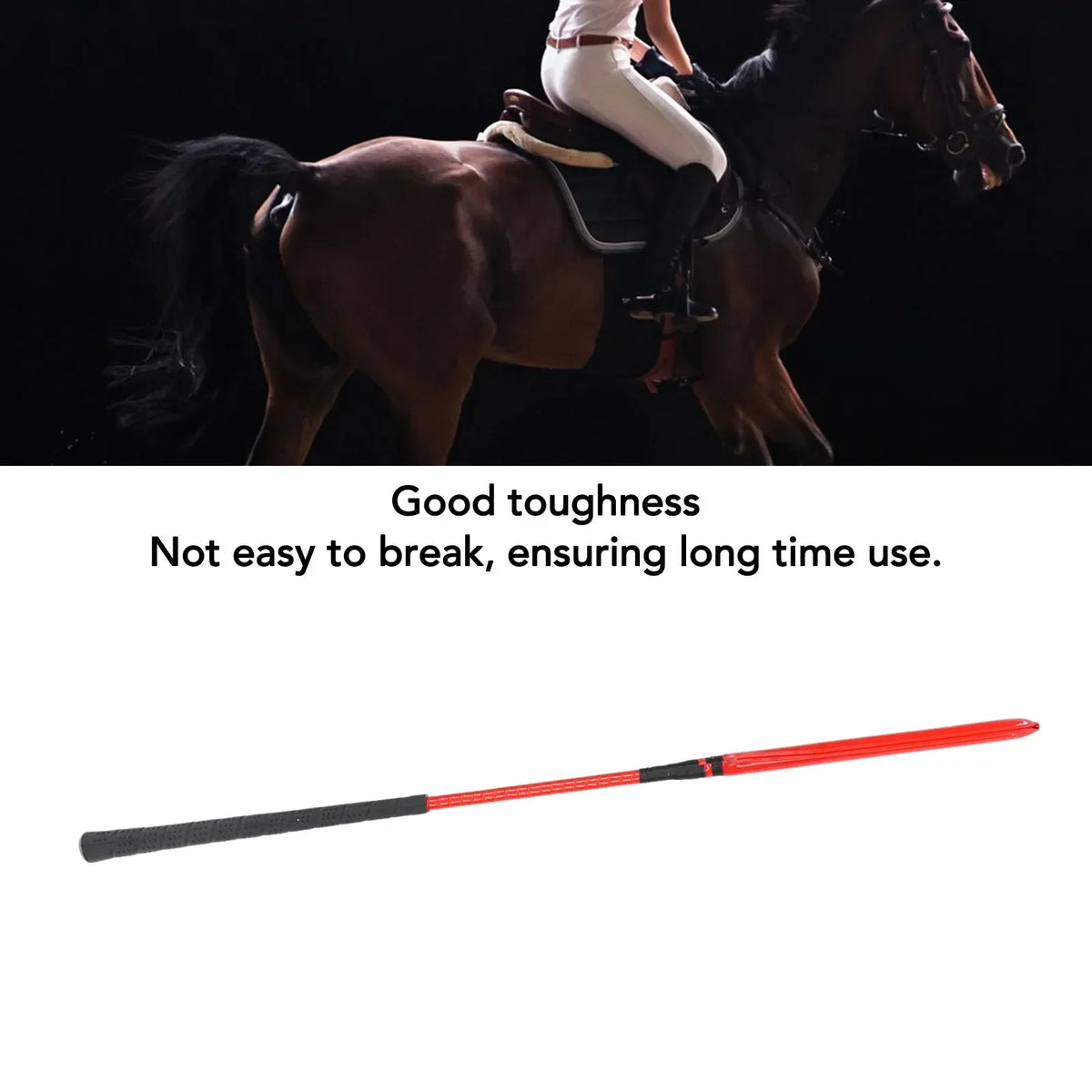 Anti Slip Silicone Handle Horse Crop Patent - ProPawPet.com
