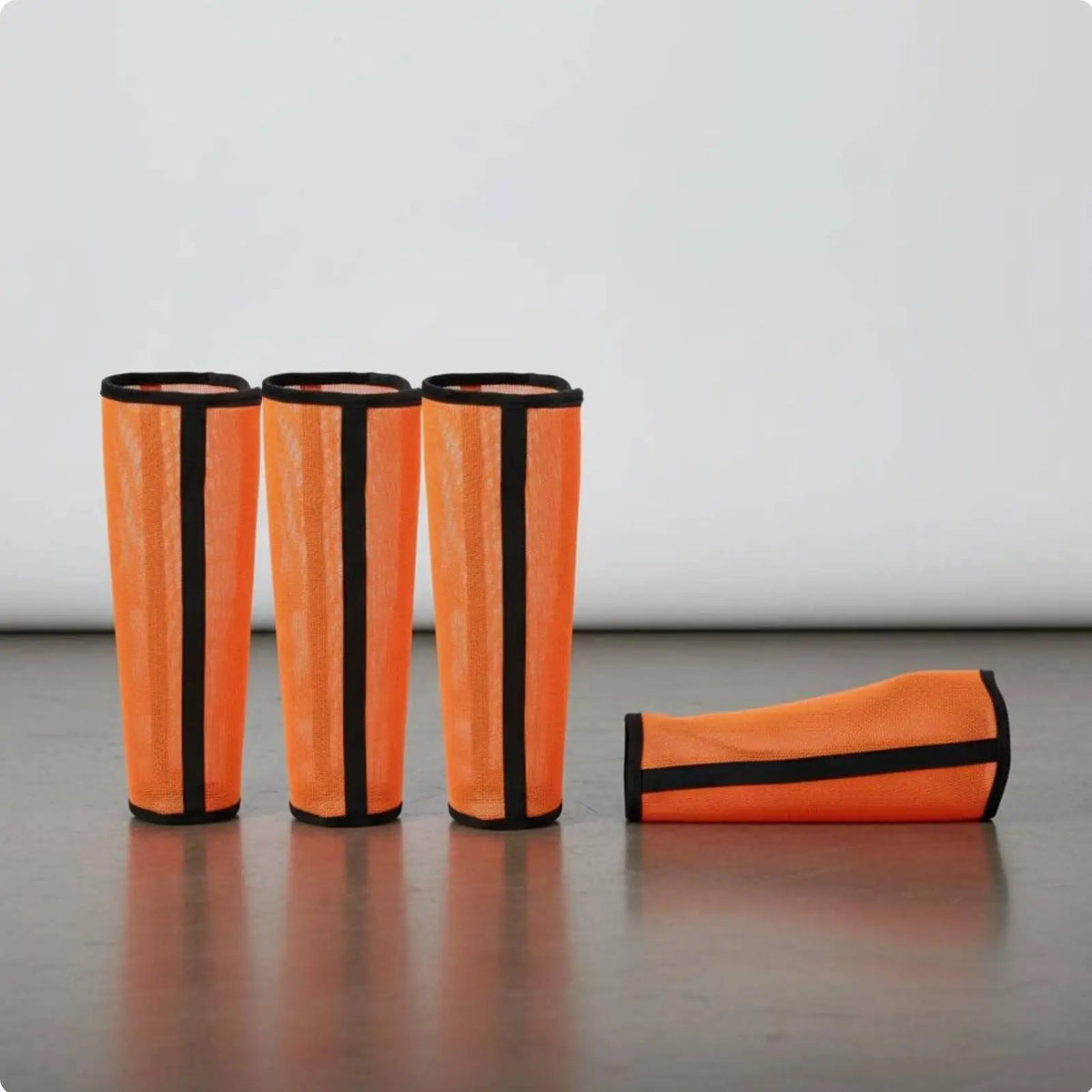 Mesh Mosquito Protective Leg Curved Design Horse Sports Boots, Breathable