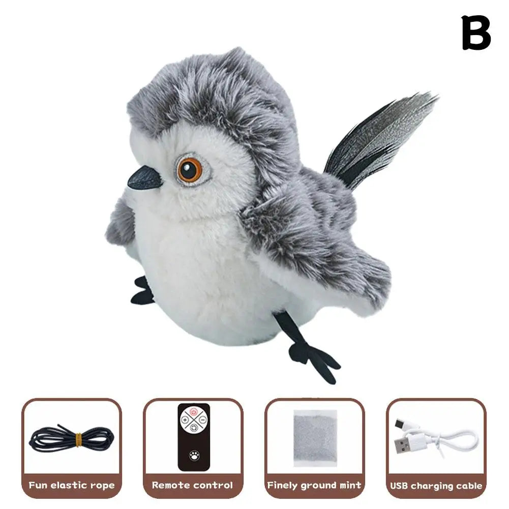 Plush Flappy Bird Interactive Cat Plaything
