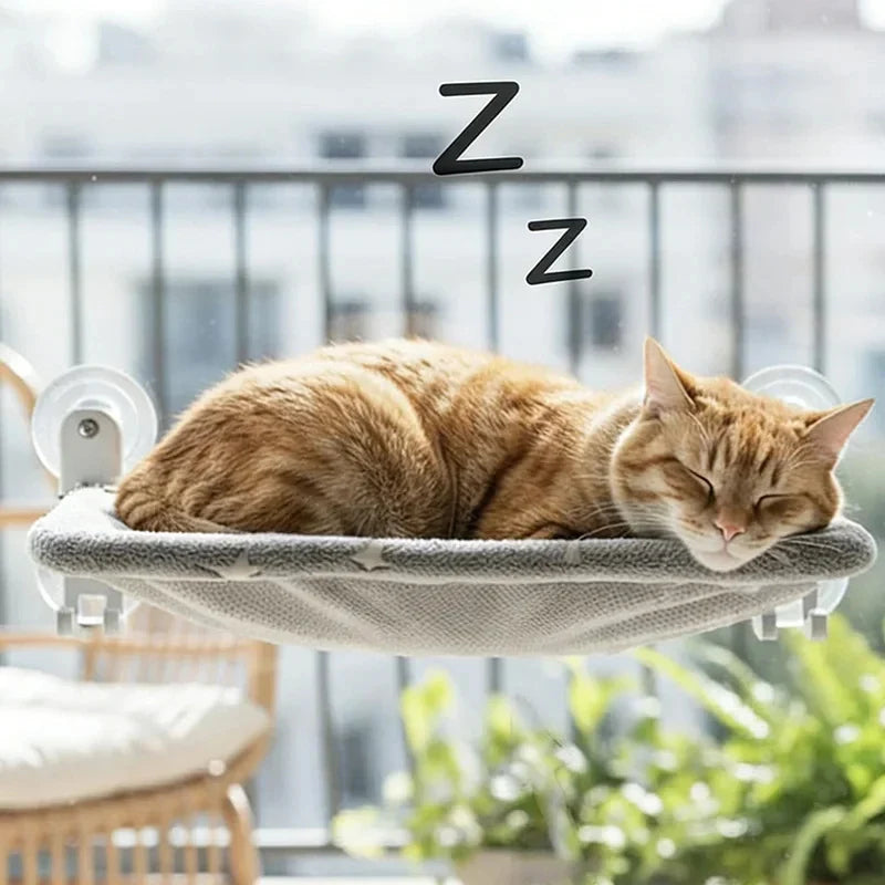 Foldable Cat Window Perch Strong Suction Cup