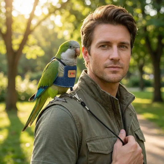/KQM/Parrot Flying Harness Comfortable - ProPawPet.com