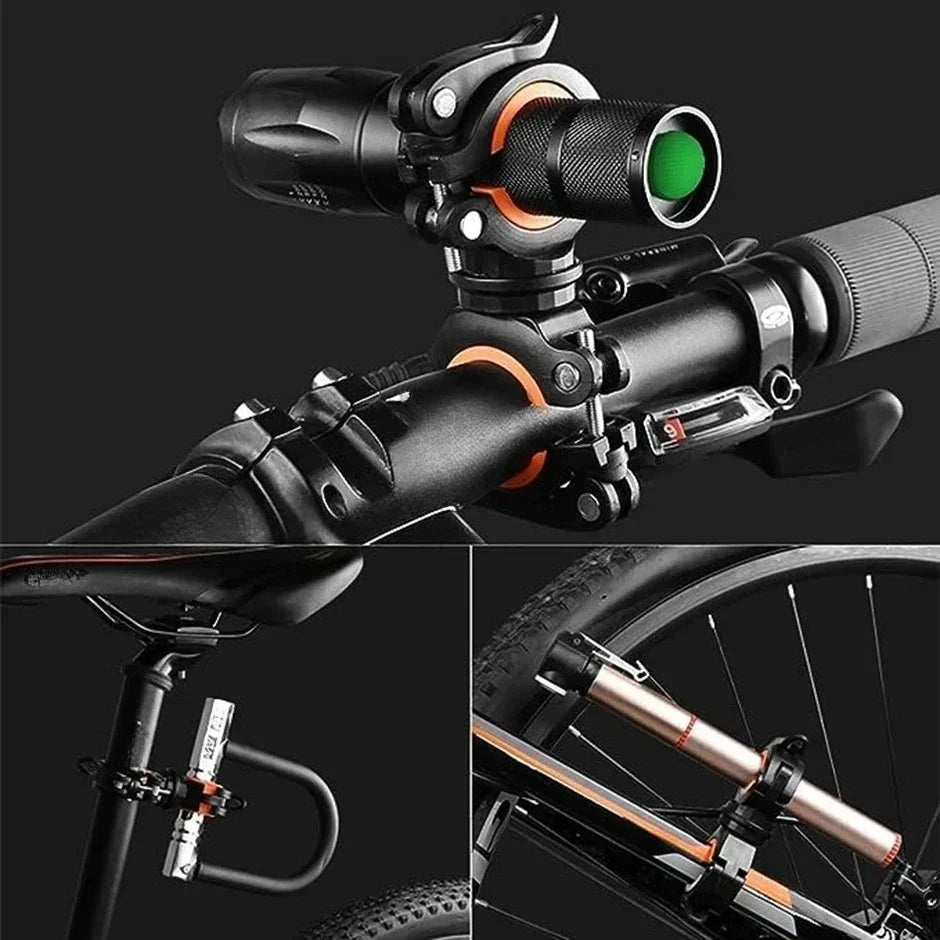 Bicycle Flashlight Holder Lamp Clip - ProPawPet.com