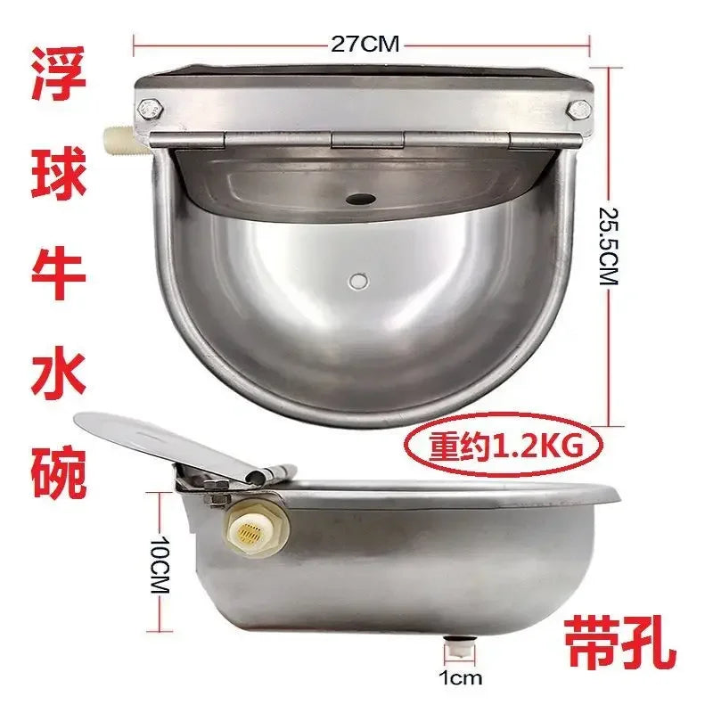 304 Stainless Steel With Drain Hole Drink - ProPawPet.com