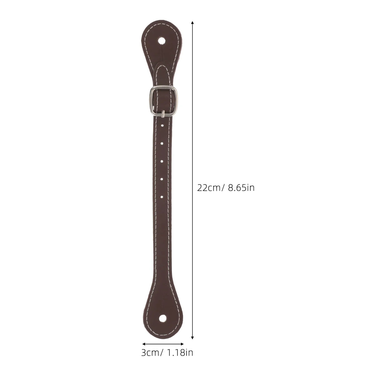 Brown Spur Straps Adjustable Unisex Riding Boot English – Whips, Crops & Spurs
