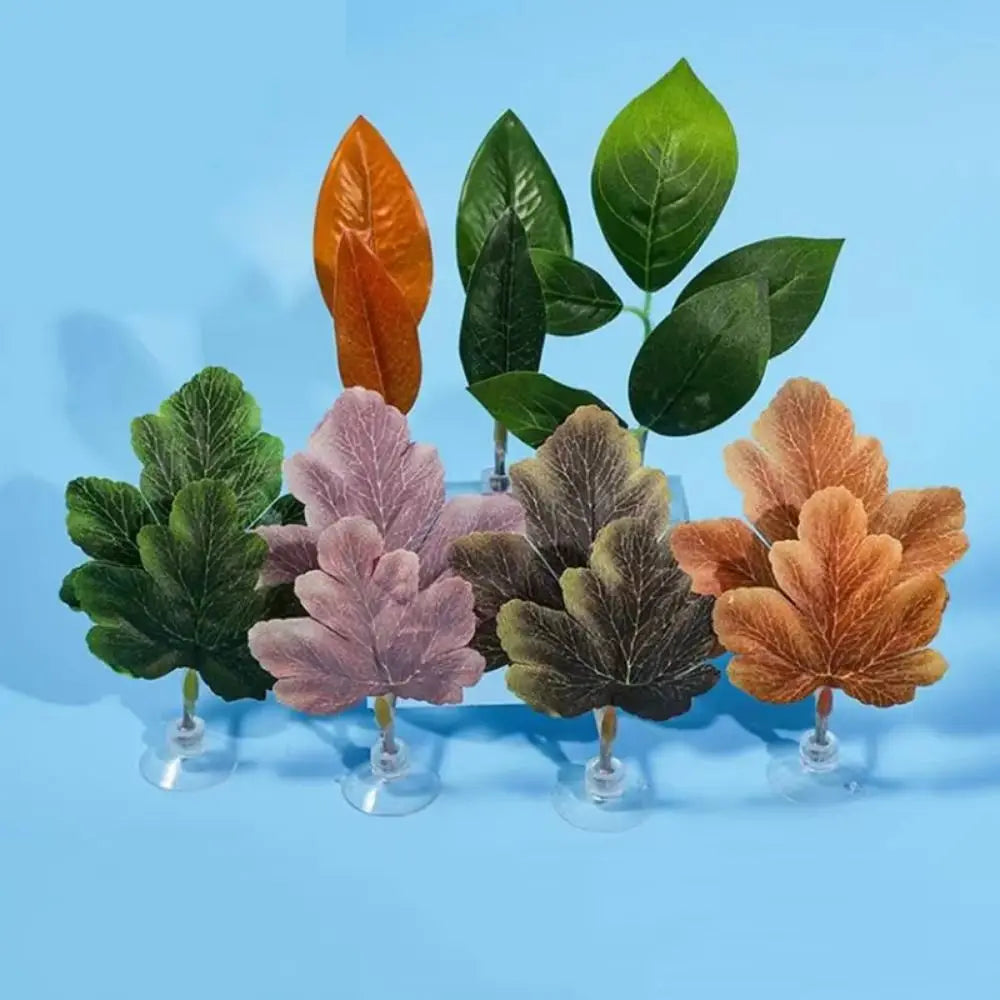 Plastic Betta Fish Rest Leaf Simulated Lotus - ProPawPet.com