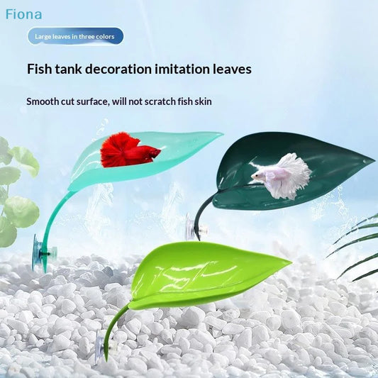 ✔Fish Tank Betta Leaf Fish Bed Fish Rest - ProPawPet.com
