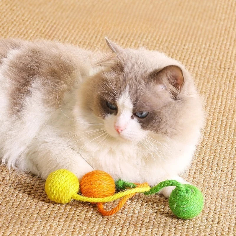 Cats Sounding Ball Interactive Handmade - ProPawPet.com
