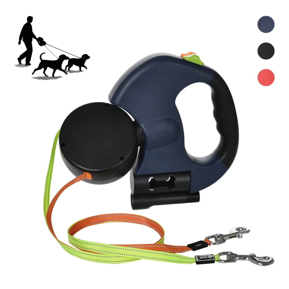 Dual Pet Leash for 2 Dogs Retractable Dog - ProPawPet.com