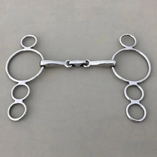 3 Rings Metal Gag Bit Horse Mouthpiece - ProPawPet.com