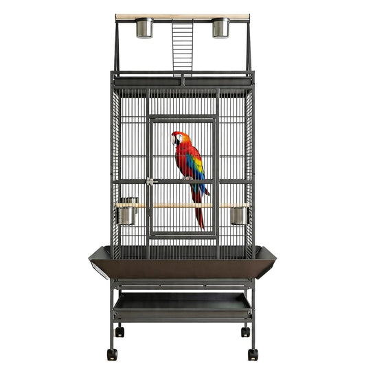 69" Extra Large Bird Cage with Rolling Stand - ProPawPet.com