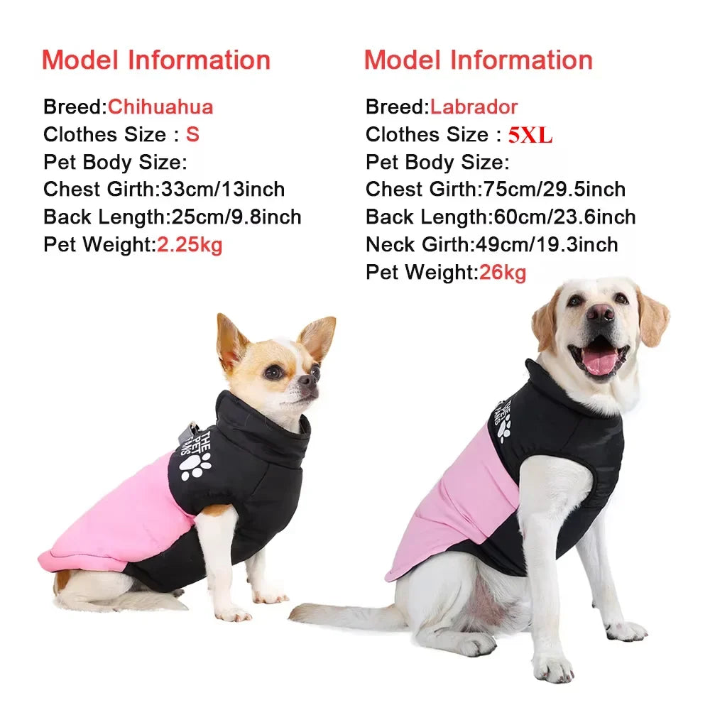 Warm Winter Pet Clothes Windproof Dog Jacket - ProPawPet.com