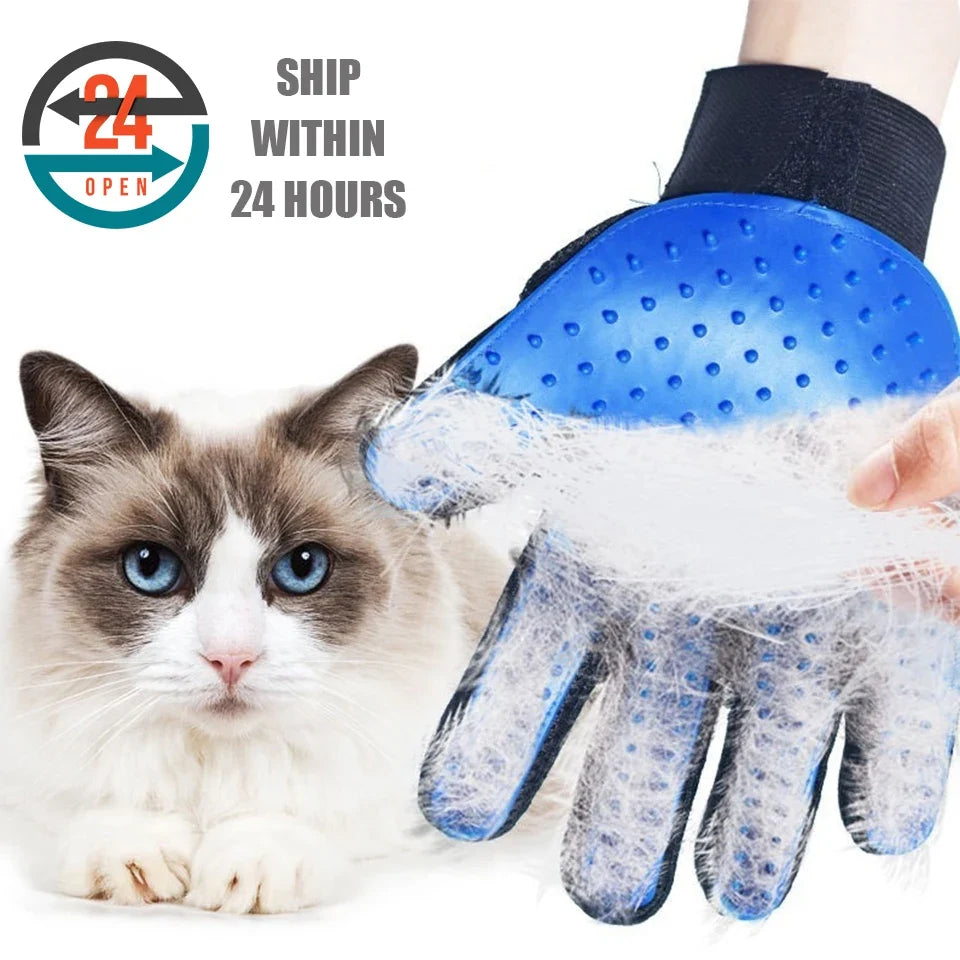 DualPet Pet Grooming Glove for Dog Cats - ProPawPet.com