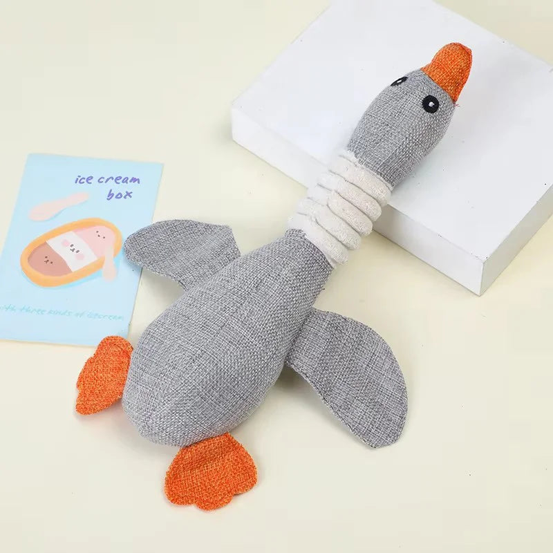 Dog Plush Doll Squeaky Toy Bite Resistant - ProPawPet.com