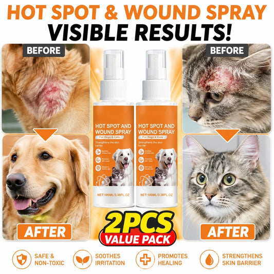 1/2PCS Pet Hot Spot Spray for Dogs & Cats - ProPawPet.com