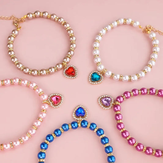 Cat Collar Pet Pearl Necklace Pet Collar Cat - ProPawPet.com