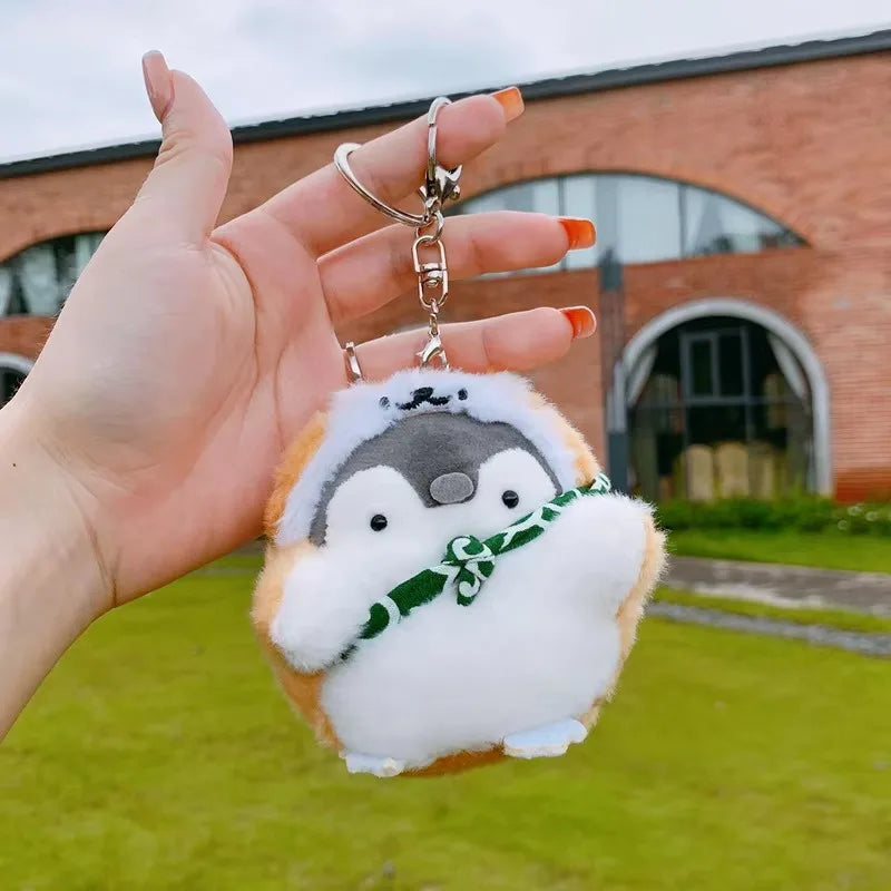 Cute Animal Plush Keychains Stuffed Panda Little Tiger Key – 32 Colors