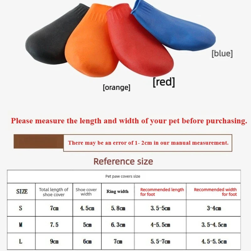 Waterproof Dog Shoes Durable Balloon Rubber - ProPawPet.com