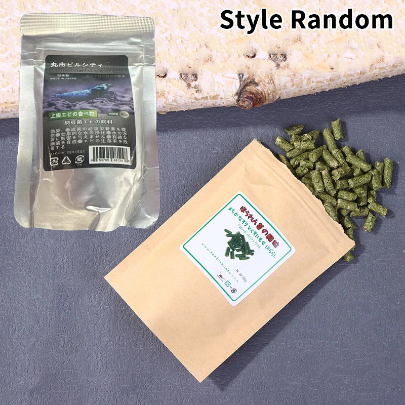 35g Crystal Red Shrimp Food Natural Spinach Mixed Feed for Aquariums