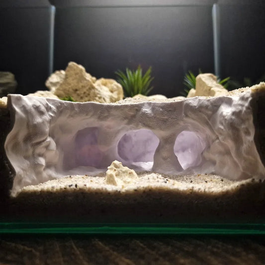 3D Printed Forked Cave Aquarium Reptile Tank - ProPawPet.com