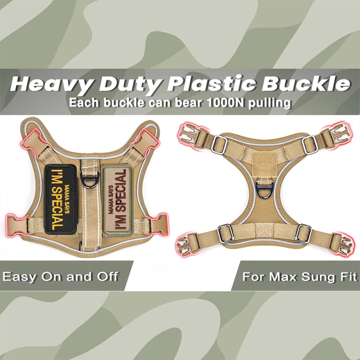 Tactical Dog Harness for Small Dogs - - ProPawPet.com