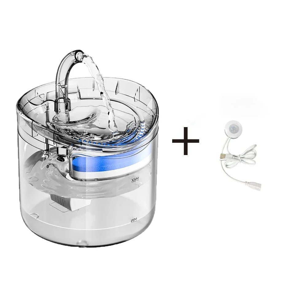 Quiet 2l Cat and Dog Drinker Activated Carbon Filter