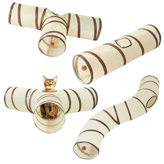 Polyester+Steel Wire Cat Tunnel Tube - ProPawPet.com